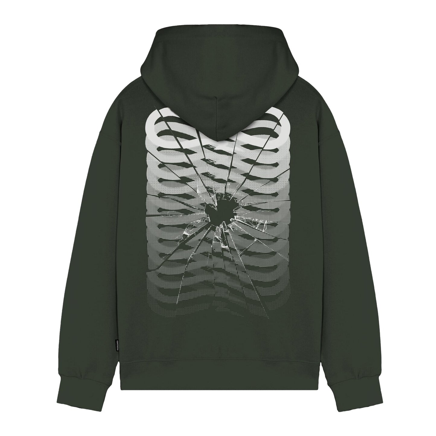 Ribs Glass Hoodie - Pine