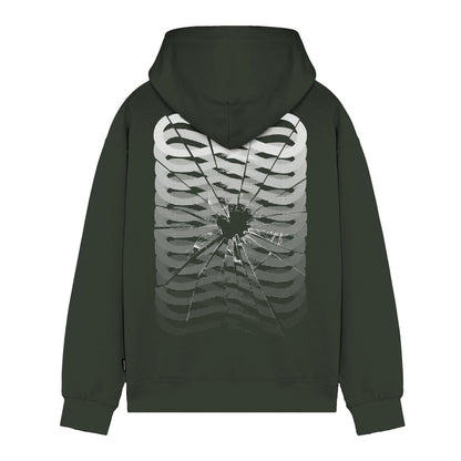 Ribs Glass Hoodie - Pine