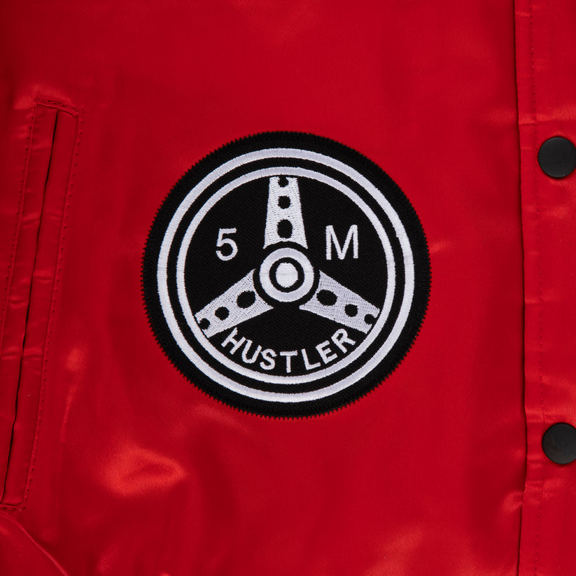 "ITALIAN HUSTLER" by Guè - Bomber Red