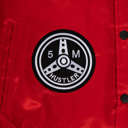 "ITALIAN HUSTLER" by Guè - Bomber Red